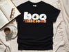 Boo Y'All or Boo-tilicious Unisex T-Shirt With Optional Custom Pet Ears in Black