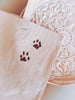 Custom Paw Prints Tote with Optional Custom Pet Ears on the Back - Feature Photo