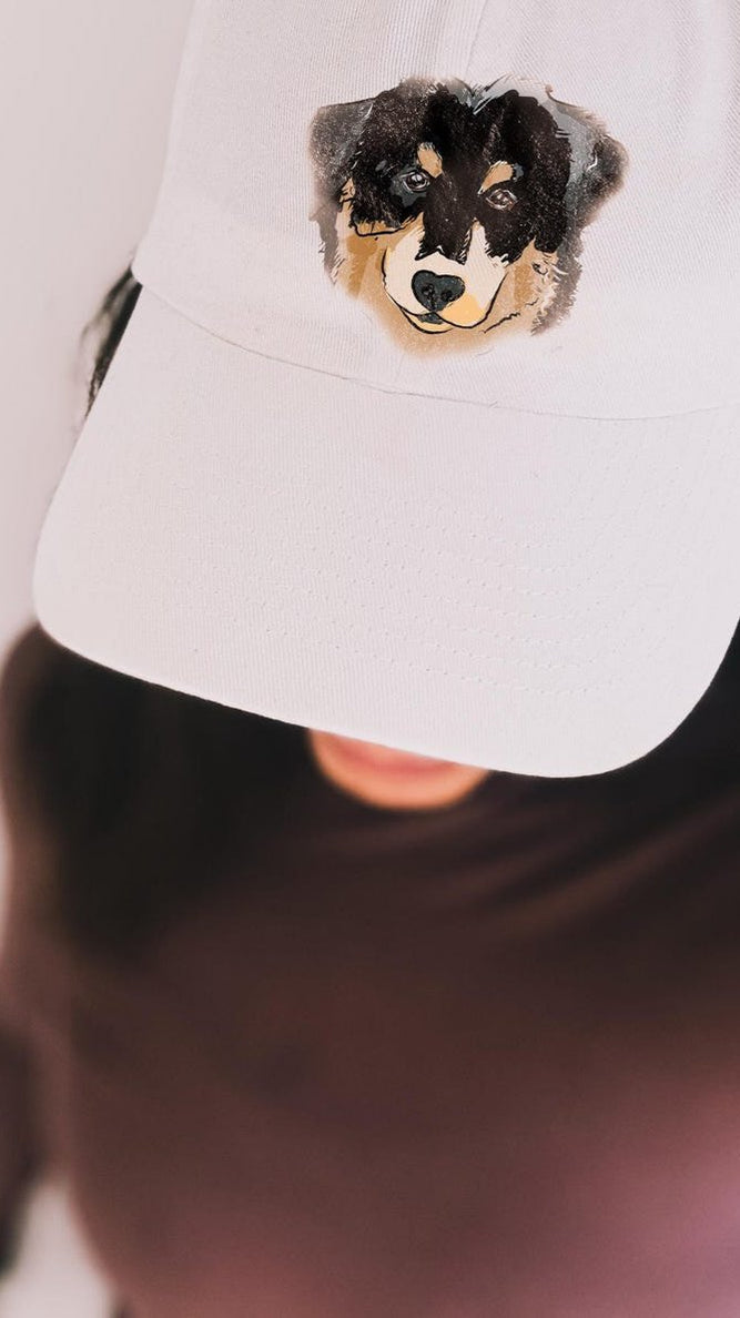 Personalized Full Face Pet Portrait Baseball Hat Cap – barkleyandwagz.com