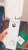 Custom Dog, Cat, or Other Pet's Ears Bookmark with Custom "& Me" Wording