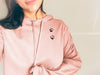 Custom Paw Prints Bella + Canvas Sweatshirt in Peach