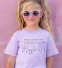 INFANT, TODDLER, or YOUTH Sploot Definition T-Shirt with Optional Custom Sploot/s in Lilac Orchid Purple