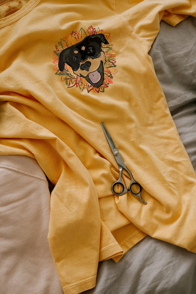 The Autumnal Pet Custom Fall Pet Portrait Tee Top