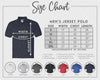 Men's Jersey Polo Size Chart