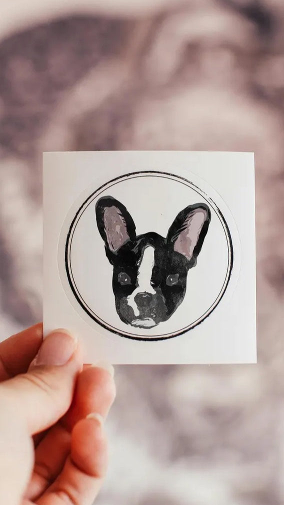 Custom Full Color Pet Portrait Sticker/s