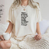 Custom Wording Unisex T-Shirt - Ivory