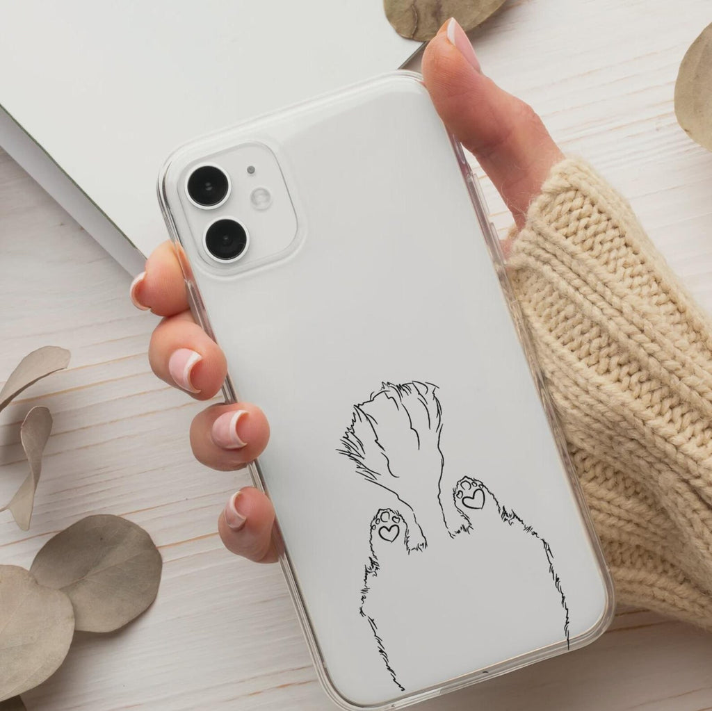 Custom Pet Sploot Phone Case - Corgi