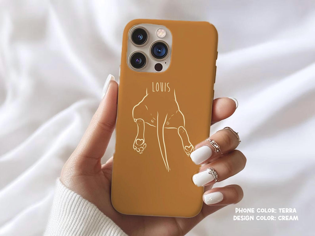 Custom Pet Sploot Phone Case - Terra