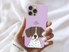 Custom Pet Portrait Phone Case - Lilac with GSP German Shorthaired Pointer