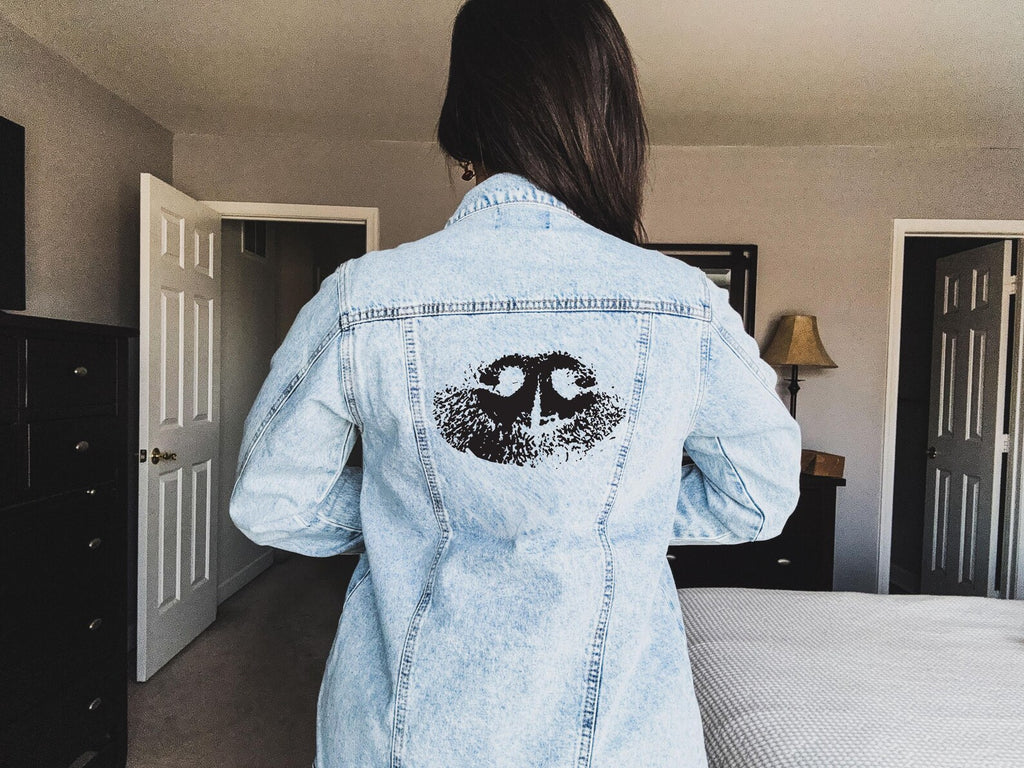 Customized Snoot or Paw Print Denim Jacket