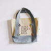 Custom Don't Forget Poop Bags Mini Bag Tote with Eclectic Enamel Pins