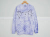 Custom Pet Ears on Comfort Colors Colorblast Sweatshirt - Lilac