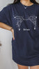Custom Pupstellation Pet Ears Constellation T-Shirt in Navy