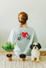 The Same Heart Tee - Custom Paw and Hand Print/s on Unisex Tee - Shown in Comfort Colors Bay Color