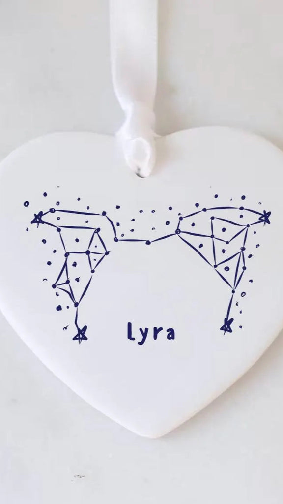 Custom Celestial Pet Ears Constellation Ornament - With Custom Name