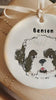 Custom Single or Set of Pet Portrait Ornaments - Shown with Shih Tzu Design