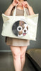 Custom Pet Portrait My Favorite Record Vinyl Tote Bag - Zipper Tote