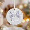 Custom Celestial Pointy Pet Ears Constellation Ornament