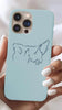 Custom Pet Ears with Name Phone Case - Sky Blue
