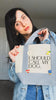  I Should Call my Dog Mini Bag Tote with Colorful Enamel Pins