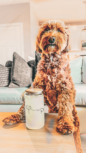 Goldendoodle Side Profile Can Cup Mug