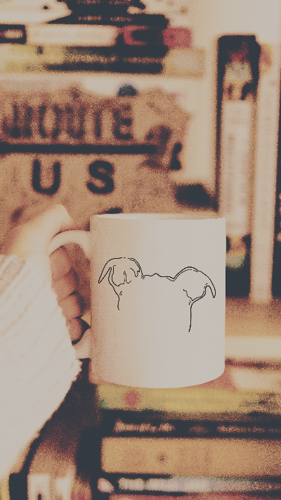 Custom Dog, Cat, or Other Pet's Ears Mug