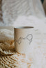 Custom Dog, Cat, or Other Pet's Ears Outline Tattoo Inspired Coffee Mug