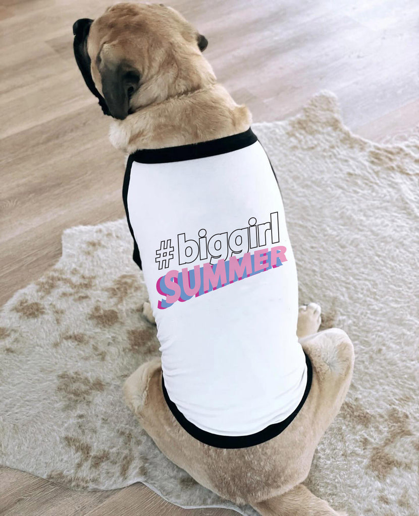 #BigGirlSummer Dog Raglan T-Shirt | The Kevin Collection