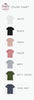 Barkley & Wagz - Unisex Short Sleeve T-Shirt Color Chart