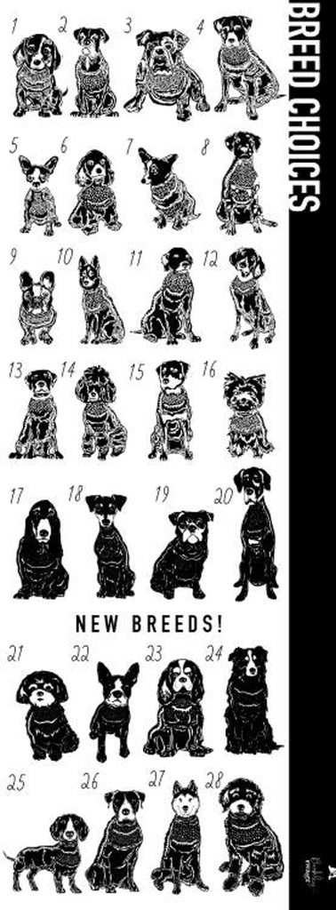 Barkley & Wagz Breed Chart