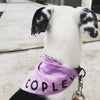 Customized Dog Name Bandana in Lilac Purple