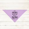 Personalized My Parents are Getting Me a Human! Pregnancy Announcement Bandana in Light Lilac Purple