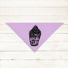 Fill My Pup Cup Puppuccino Bandana in Lilac