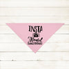 Custom Insta Model Instagram Model Instagram Handle IG Bandana in Light Pink
