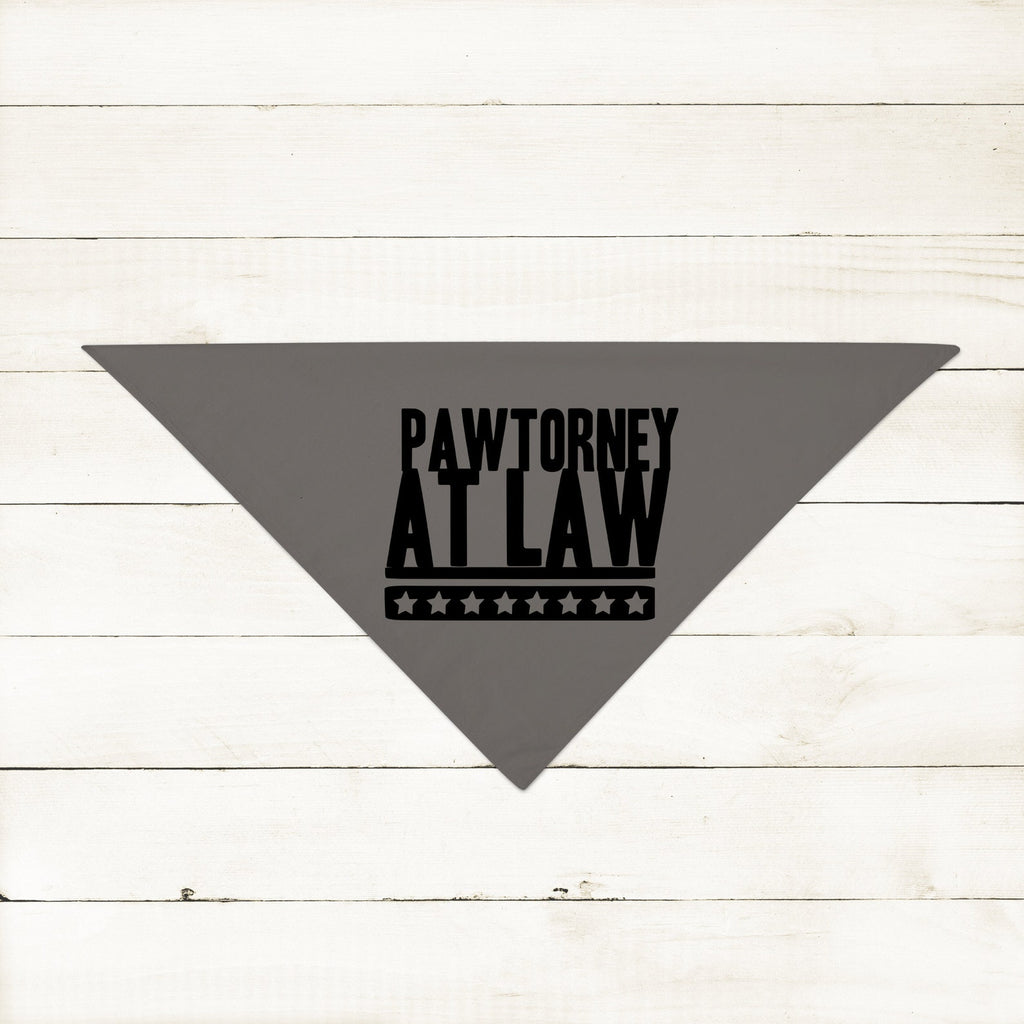 Pawtorney at Law Bandana in Charcoal