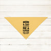 Custom Mom and Dad Are Getting Me a Human! Pregnancy Announcement Bandana in Yellow