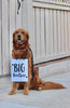 Big Sister or Big Brother Pregnancy Announcement Newborn Photo Shoot Dog Sign Prop Pregnancy Announcement - Modeled by Chance the Golden Retriever - Black Ribbon - Rectangular 8x10" Announcement Sign - Modeled by Chance the Golden Retriever