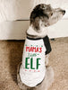 Mama's Little Elf Dog Christmas Raglan
