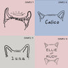 Custom Cat Ear Design Fee for Tattoos, DIY Projects, Etc. - Design Examples 9-12