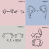 Customized Dog, Cat, or Other Pet's Ears Drawing