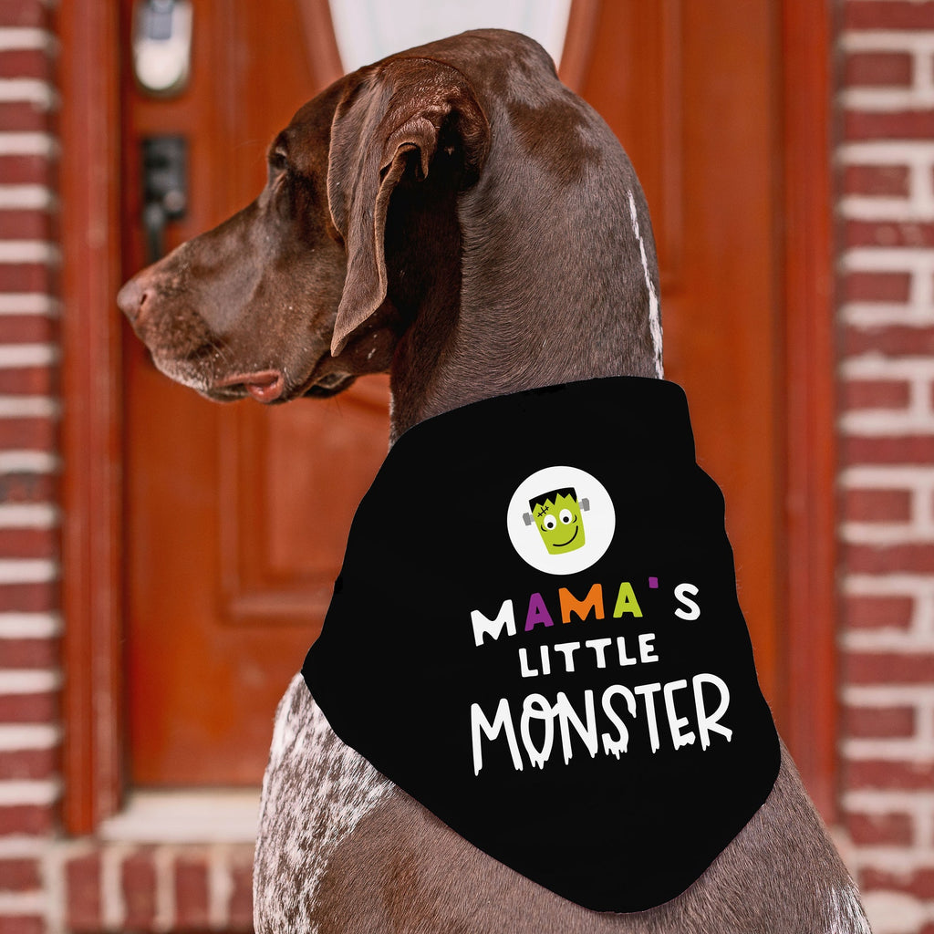 Mama's Little Monster Halloween Themed Bandana