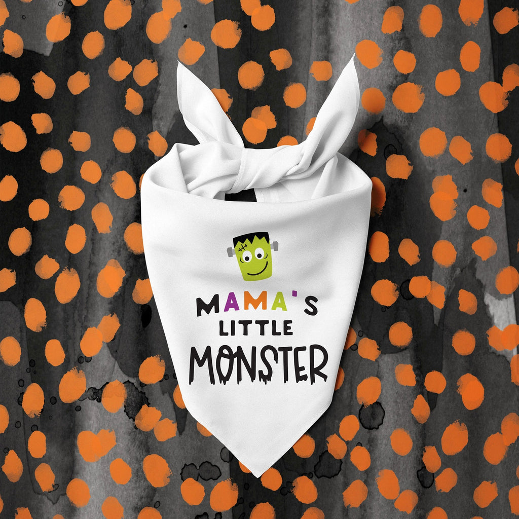 Mama's Little Monster Halloween Themed Bandana