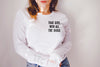 Long Sleeve That Girl With All The Dogs Custom Multiple Dog Ears Outline Tattoo Inspired Unisex T-Shirt in White 