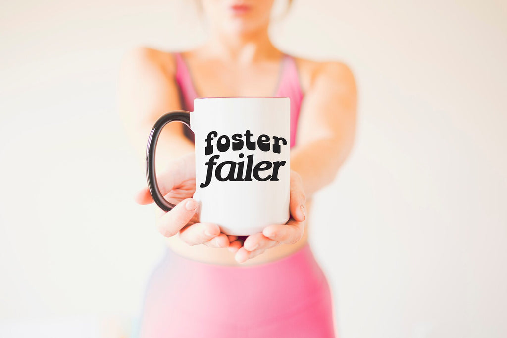 Foster Failer Coffee Mug with black handle