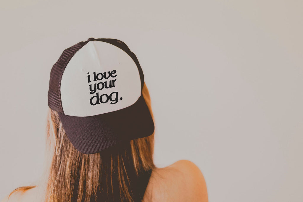 Custom I I Love Your Dog Instagram Dog Parent Baseball Trucker Hat