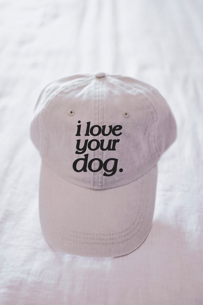 I Love Your Dog Baseball Hat Cap for Dog Lovers