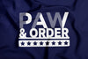 PAW & ORDER Bandana in Navy Blue