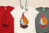 Beagle Elf Long Sleeve or Short Sleeve Unisex Christmas T-Shirt