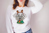 Maltese Terrier Long Sleeve or Short Sleeve Unisex Christmas T-Shirt