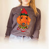 Dachshund Doxie Elf Christmas Crewneck Sweatshirt or Hoodie